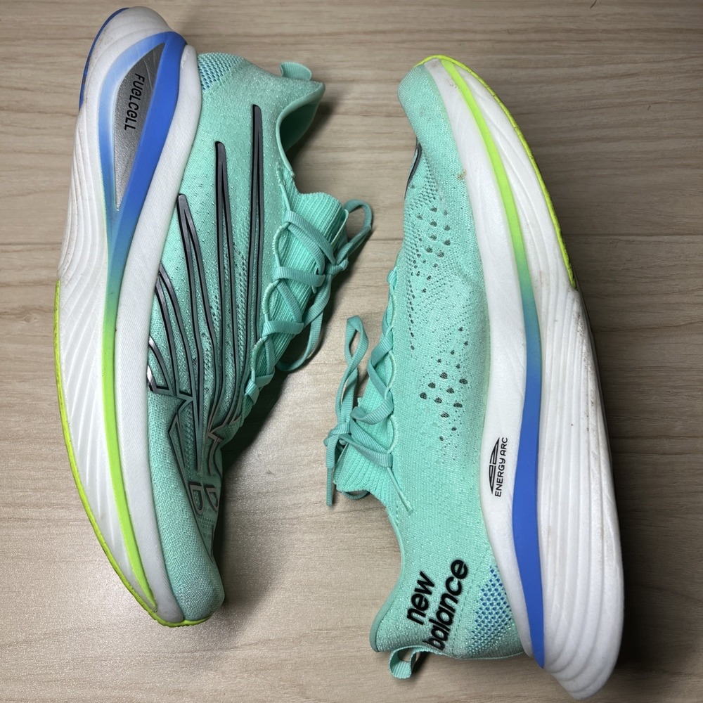 New Balance FuelCell SuperComp Elite v3 Bright Mint Pixel Green Sz 10.5 WRCELLT3 - Picture 2 of 10
